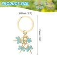 thumbnail image 2 of Uxcell Keychains Enameled Charm Personalized Key Ring Cute Keychain Purse Bag Accessories Blue, 2 of 7