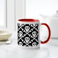 thumbnail image 6 of CafePress - Skull And Crossbones - 11 oz Ceramic Mug - Novelty Coffee Tea Cup, 6 of 6