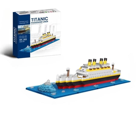 Remocguys Iceberg Titanic Ship Building Set Compatible with Lego Ship Creative Collectible Model for Teems Adults