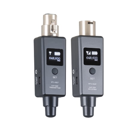 High-Fidelity Wireless Audio Transmitter and Receiver Set for Clear and Reliable Sound Transmission