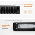thumbnail image 4 of 12V LED Porch Awning Light 7.8inch Black Waterproof 720 Lumen Outdoor Lighting, 4 of 5