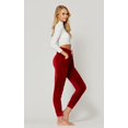 thumbnail image 2 of Conceited Women's Noelle Ultra Soft Velour Joggers, 2 of 6