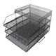 thumbnail image 3 of Estante Para Archivos De Escritorio, Diseño Hueco De Malla De Gran Capacidad Estante Para Archivos Resistente Y Duradero Diseño Separable Para La Oficina Para El Hogar Para El ANGGREK Otros, 3 of 8