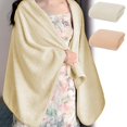 thumbnail image 1 of Toalla de Baño de Verano de Terciopelo Grueso y Absorbente | Beige, Poliéster, 140 X 70 Cm | 280 G | Segura para Bebés y Niños Pequeños | Tamaño Extragrande | Textura Suave y Gruesa | 1 Unidad, 1 of 6