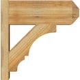 thumbnail image 3 of Ekena Millwork 8"W x 20"D x 20"H Balboa Rough Sawn Craftsman Outlooker, Western Red Cedar, 3 of 4