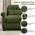 thumbnail image 6 of Hvoonc 98" Modular Sectional Sofa for Living Room, L Shaped Couch with Ottoman Chaise, Chenille Upholstery, Green, 6 of 9