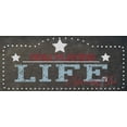 thumbnail image 2 of Greene, Taylor 14x8 Gold Ornate Wood Framed with Double Matting Museum Art Print Titled - NOW PLAYING LIFE, 2 of 4