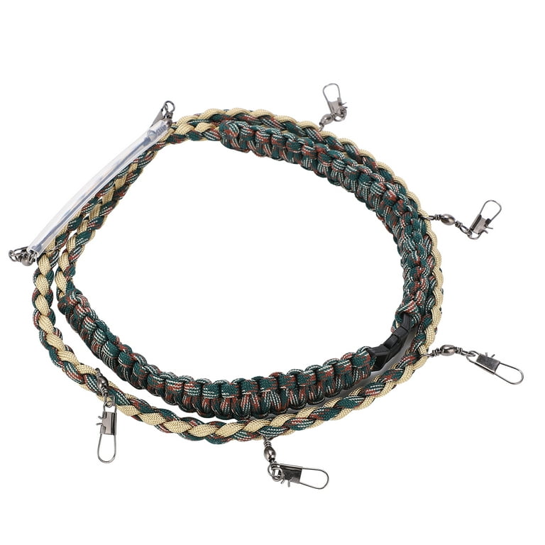 Fly Fishing Nylon Braided Lanyard Necklace Fishing Nipper Patch Forcep  Tippet Holder Tools 