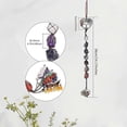 thumbnail image 2 of 7 Chakra Wall Ornament, Healing Crystals Ornament, Heart Shape Tree Of Life Chakra Crystals Healing Stones Hanging Ornament, Chakra Stones Decor For H, 2 of 4