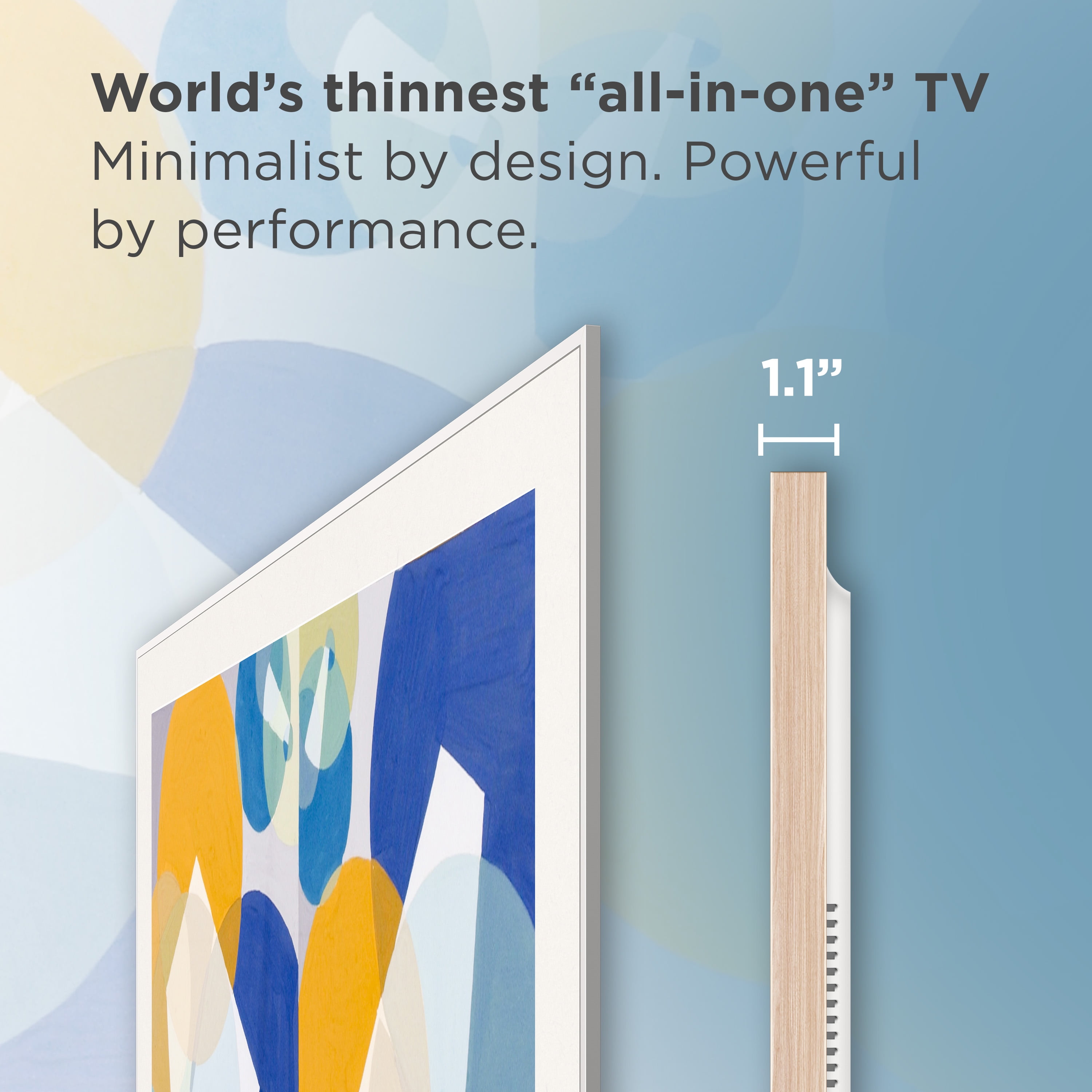 TCL 65A300W 65" 4K UHD QLED TV with 1x Power Cable, 1x TV Remote, 2x AAA TV Remote Batteries, 4x Magnetic Bezels, 2x Magnetic bezel screws, 1x Wall Mount Bracket, 65A300W