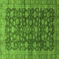 thumbnail image 1 of Ahgly Company Indoor Square Oriental Green Traditional Area Rugs, 4' Square, 1 of 4