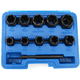 thumbnail image 1 of Kit extractor, juego de dados para pernos extractores de espárragos da?ados para quitar tuercas de rueda de bloqueo, pernos da?ados, 11 piezas en total ZefeiWu 8390605270574, 1 of 1