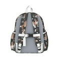 thumbnail image 3 of Basset Hounds with Bones and Presents Backpack for School,Cute School Bag,Schoolbag with Adjustable Shoulder Straps & Padded Back,13.4"x11"x4.7", 3 of 6