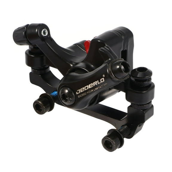 Homoyoyo Bike Mechanical Disc Brake Mountain Bike Caliper Braking Aluminum Alloy Black 1Pack