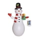 thumbnail image 2 of Muñeco De Nieve Inflable Navideño Con Luz LED, Bonito Muñeco De Nieve Para Césped, Patio Y Exterior, 2 of 9