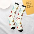 thumbnail image 6 of Saiise Bluey Funny Socks Men Women Boys Kids Adults Novelty Graphic Crew Tube Socks Crazy Design Casual Dress Socks for Sports,Running,Travel, 6 of 7