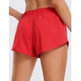 thumbnail image 3 of CRZ YOGA Running Shorts for Women 2.5" Mesh Liner Quick Dry for Workout Sport Athletic with Zipper Pocket, 3 of 3