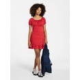 thumbnail image 3 of Weekend Academy Girls Knit Puff Sleeve Peasant Dress, Sizes 4-18, 3 of 5