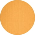 thumbnail image 1 of Ahgly Company Indoor Round Solid Orange Modern Area Rugs, 7' Round, 1 of 1