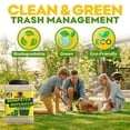 thumbnail image 4 of Dumpster Defender - 1.5lbs Outdoor Trash Can Deodorizer & Liquid Waste Absorber (Made in USA) Biodegradable Trash Can Odor Eliminator - Powerful Garbage Deodorizer for Always-Fresh Bins - 7 Cups, 4 of 4