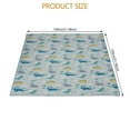 thumbnail image 3 of Dznils Waterproof Baby Splat Mat for Under High Chair, Non-Slip Floor Mat, 51" x 51", Gray Dinosaur, 3 of 12