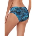 thumbnail image 6 of Ocean Blues Women's Strappy Bikini Swim Bottom Full Coverage Swimwear Bathing Suits, 6 of 6