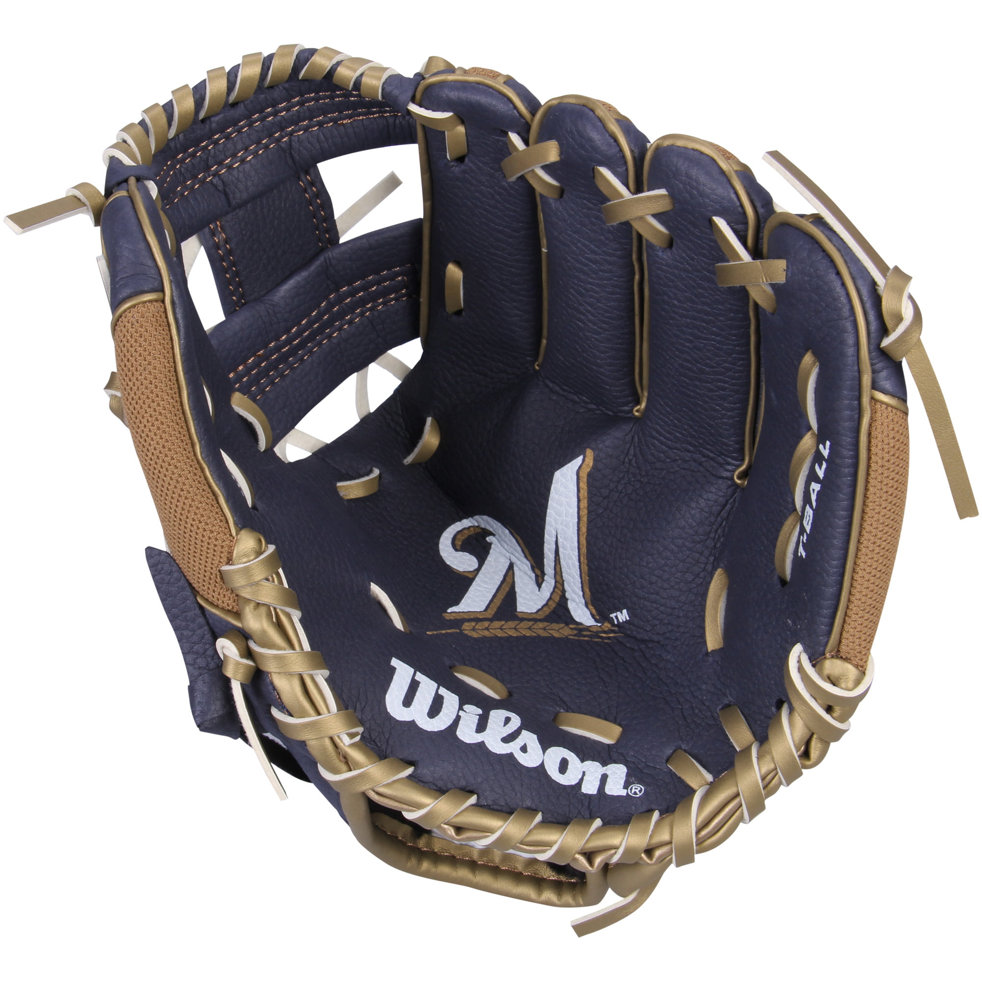 Wilson Tee Ball Baseball Glove A200 Milwaukee Brewers 10 Inches RHT for sale online 