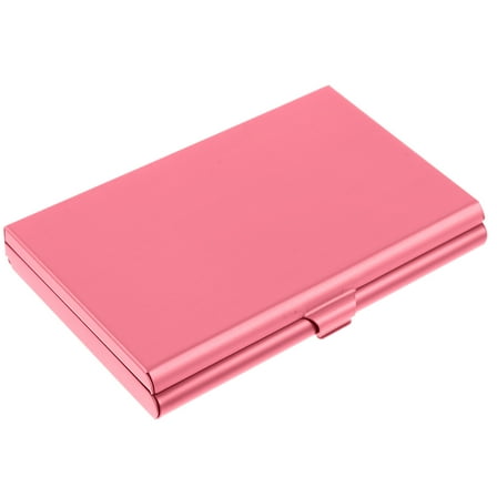 SEWCHICS Pink Metal Business Card Case 1 Piece