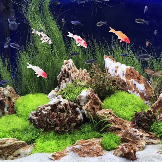 unbranded 4Ud De Peces Artificiales Para Acuario En Material Plástico