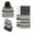 Black, variant on Caywon Women's and Men Winter Knitted Warm Cold Proof Scarf Hat Gloves 3 Piece Set Ideal for Cold Weather Keeps Head Neck Hands Cozy and Protected Suitable for Outdoor Activities