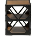 thumbnail image 3 of Square Side Table in Brown, 3 of 5