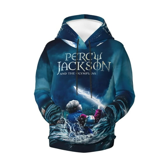 Boys Girls Percy Jack-so Pullover Hoodies 3D Print Novelty Colorful Kids Hoodie Sweatshirts with Pocket