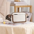 thumbnail image 2 of enjoywould Chest Bag Buckle Multifunction Adjustable Shoulder Strap High Capacity Zipper Closure Storage Tear-resistant Luxury Faux Leather Fanny Pack Women Accessory, 2 of 8