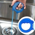 thumbnail image 6 of Drain Snake Hair Removal Tool, 16.9inch Flexible Drain Clog Remover, Snake Drain Cleaner Tool, Pipe Cleaning Brush, Hair Catcher Unclogging Tool, Kitchen Sink Bathroom Toilet Sewer Pipe Cleaning Kit, 6 of 8