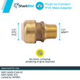 thumbnail image 3 of MALECONN 1/2""IPSXMNPT SB (Paquete de 1), 3 of 5