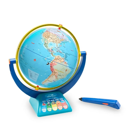 Educational Insights GeoSafari Jr. Globe Parlant avec Bindi Irwin - Globe Interactif pour Enfants, Carte du Monde pour Enfants, Ressources de Géographie en Classe & Cadeaux pour Garçons