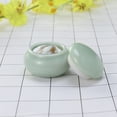 thumbnail image 2 of MasteelfCA Mini Ceramics Cream Rouge Storage Tank Portable Travel Makeup Sealed Bottle - 4.6X2.7X3.5CM (Cyan-blue), 2 of 7