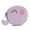 Light Purple, variant on Women's Genuine Leather Smiley Face Coin Purse, Creative Card Holder & Small Wallet with Zipper, Macaron Pink