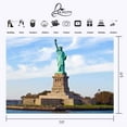 thumbnail image 3 of ABPHOTO Polyester 7x5ft Famous Sculpture Backdrop American Statue of Liberty Famous Sculpture Photography Background and Studio Photography Backdrop Props, 3 of 5