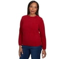 thumbnail image 3 of Alfred Dunner Womens  Classic Chenille Pullover Sweater, 3 of 6