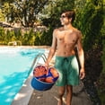 thumbnail image 6 of Big Joe Hammock Sling Pool Float, Doubled-Sided Mesh, Quick Draining Fabric, No Inflation Needed, Sweet Shells Berry, 6 of 8