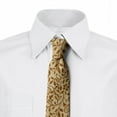 thumbnail image 2 of Floral Necktie, Worn out Curled Stems, Dress Tie, 3.7", Beige and Caramel, by Ambesonne, 2 of 3