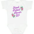 thumbnail image 3 of Inktastic Handpicked Flower Girl For Wedding Girls Baby Bodysuit, 3 of 5