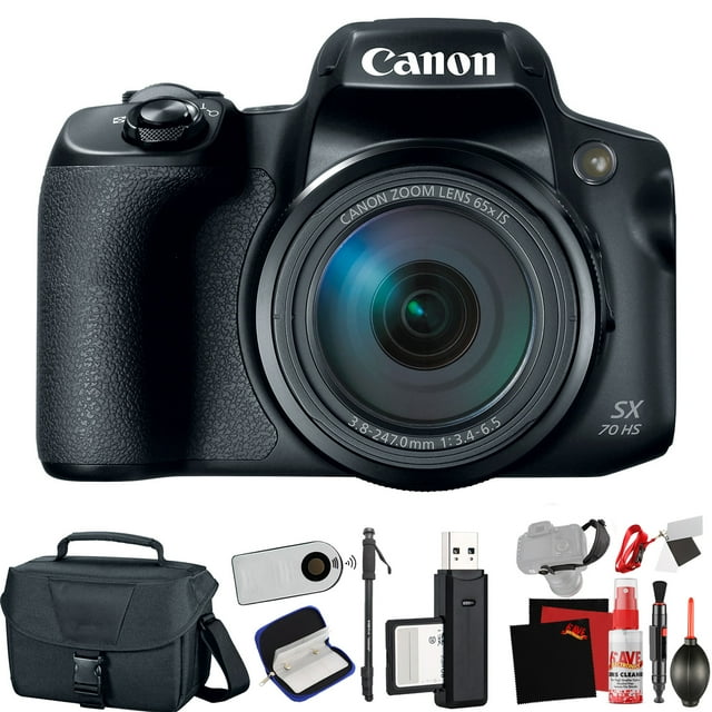 Canon PowerShot SX70 HS Appareil Photo Numérique (Modèle Intl) + Ensemble d'Accessoires Supplémentaires