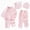 A089-Light Pink, variant on NOLDARES Baby Layette Clothes Set - 5 Piece New Born Boy Girl Gift Set, Baby Clothes Outfits & Newborn Essentials Must Haves(A089-Blue)