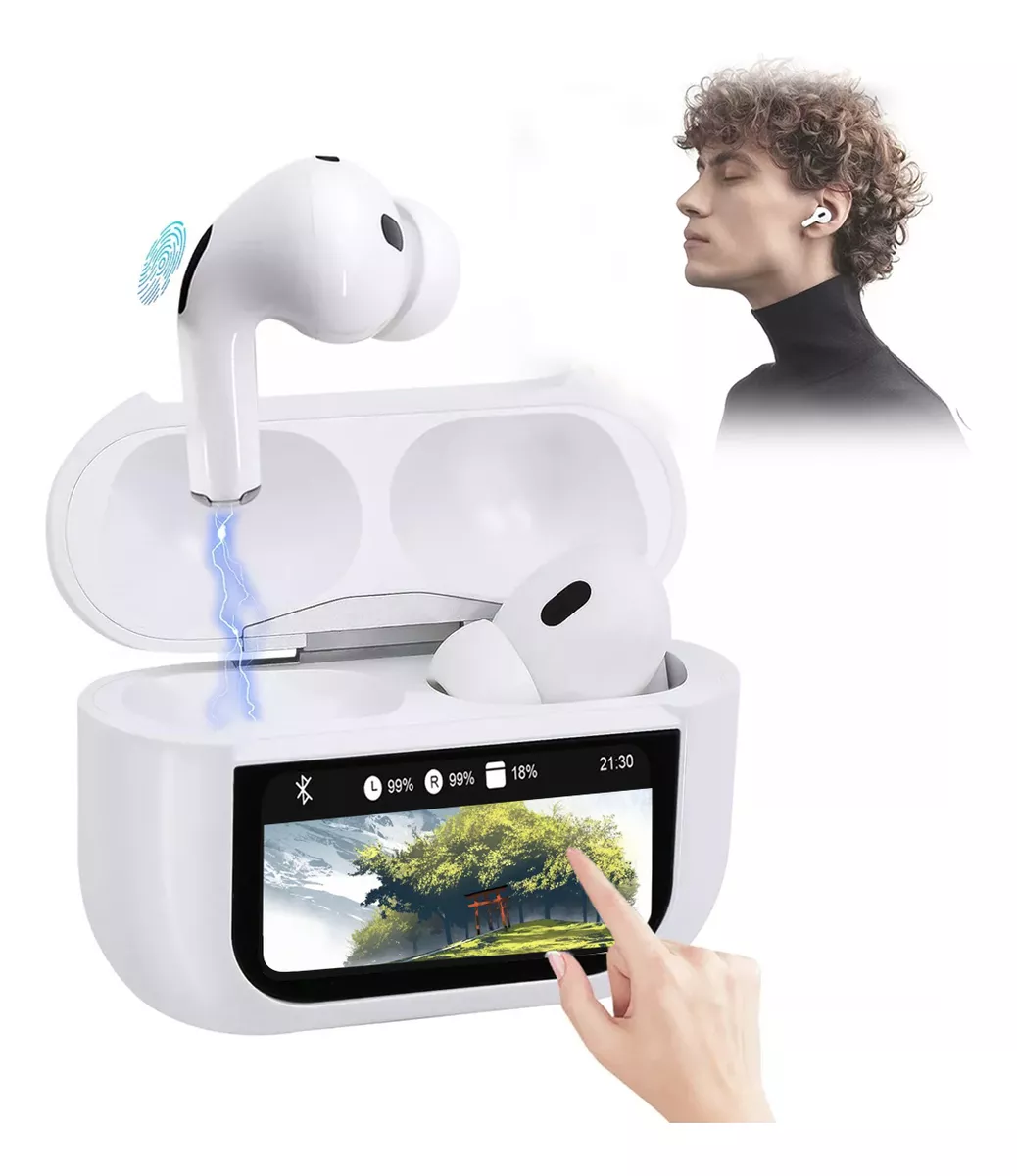 Audífonos Inalámbricos Bluetooth Auriculares Smart Pantalla | Bodega ...