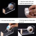 thumbnail image 5 of Clear Acrylic Adhesive Tape Dispenser, Adhesive Tape Cutter, 5 of 5