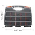 thumbnail image 2 of FOMIYES Practical Black Transparent Tool Box Organizer for Screw and Tool Storage, 2 of 7