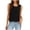 *3-Black, variant on VBVC Women's Pleated Front Sleeveless Tank Top,Ladies Casual Loose Fit Blouse,Lightweight Summer Basic Cami Top For Women,Black,S-2XL