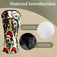 thumbnail image 3 of Golf Club Head Covers Beige Christmas Skulls Drip Waterproof Leather Golf Head Covers for Men Women Driver Head Cover Fairway Headcover for Golf Lovers, 3 of 5